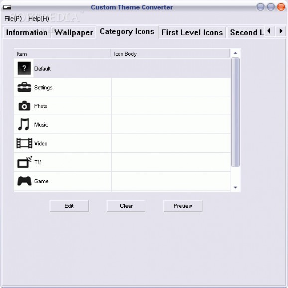 Custom Theme Converter for PSP screenshot