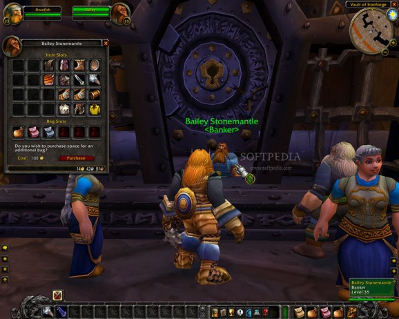 World of Warcraft Cosmos UI Mod screenshot