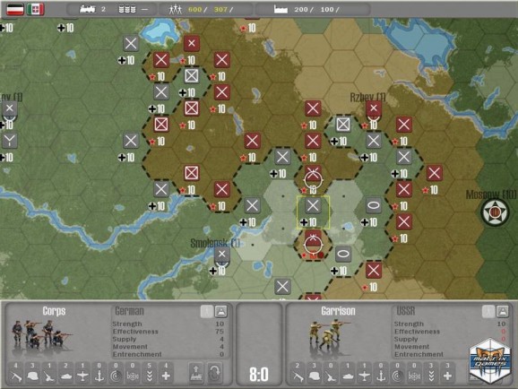 Commander: Europe at War Map Editor screenshot