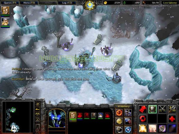 WarCraft 3 Map - The Frozen Throne Retail Bonus Map screenshot