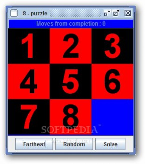8-Puzzle screenshot