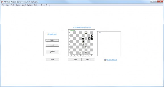 800 Chess Puzzles Demo screenshot