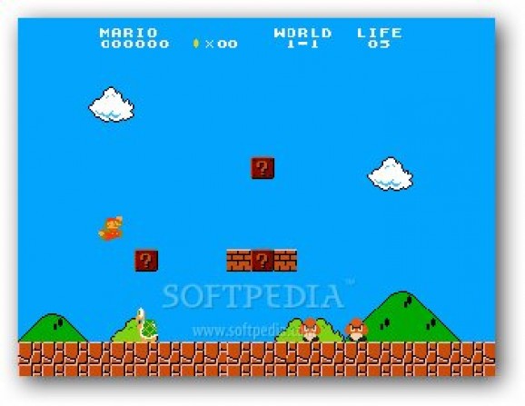 8bit Super Mario Bros Engine screenshot