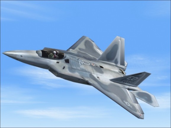 Microsoft Flight Simulator 2004 Addon - Lockheed Martin F-22 Raptor screenshot