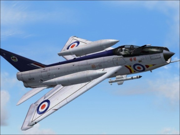 Microsoft Flight Simulator 2004 Addon - English Electric Lightning F.3 screenshot