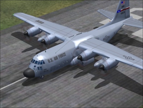 Microsoft Flight Simulator 2004 Addon - U. S. Air Force Lockheed C-130 Hercules screenshot