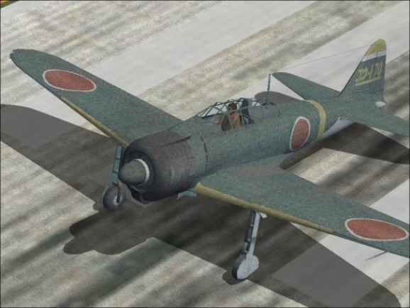 Microsoft Flight Simulator 2004 Addon - Japanese Navy Mitsubishi A6M2-21 Zero screenshot