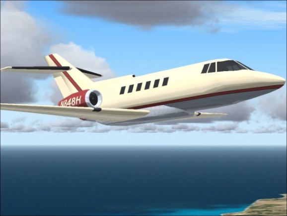 Microsoft Flight Simulator 2004 Addon - Hawker 800XP screenshot