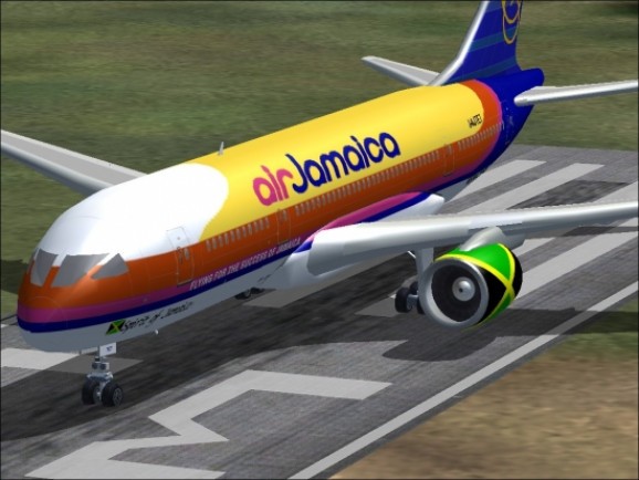 Microsoft Flight Simulator 2004 Addon - Air Jamaica Boeing 7E7-800 Dreamliner screenshot