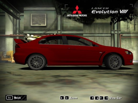 Need for Speed: Most Wanted - Mitsubishi Lancer EVOLUTION X Add-on screenshot