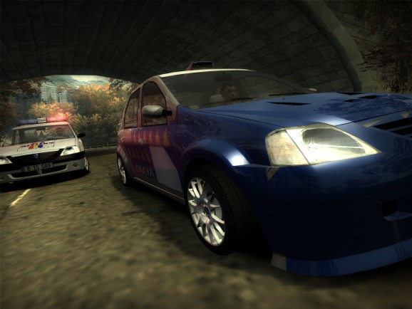 Need for Speed: Most Wanted - Renault Dacia Logan Police Add-on screenshot