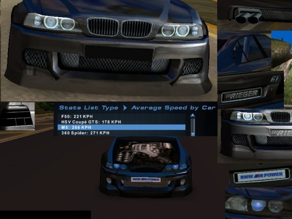 Need For Speed Hot Pursuit 2 - BMW M5 GT V4 RIEGER Add-on screenshot
