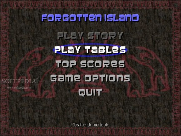 Adventure Pinball: Forgotten Island Demo screenshot