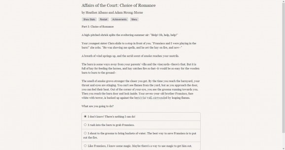 Affairs of the Court: Choice of Romance Demo screenshot
