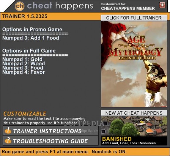 Age of Mythology: Extended Edition +1 Trainer screenshot