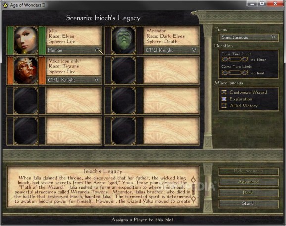 Age of Wonders 2: The Wizard's Throne Demo screenshot