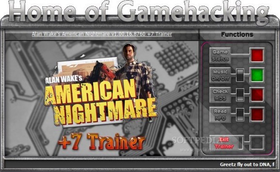 Alan Wake's American Nightmare +7 Trainer screenshot