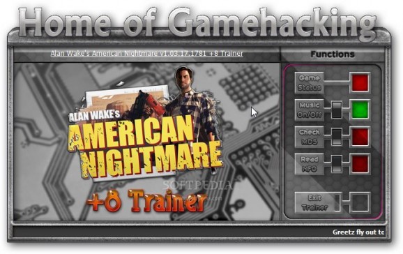 Alan Wake's American Nightmare +8 Trainer for 1.03 screenshot