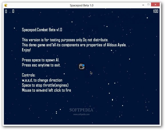 Spacepod screenshot