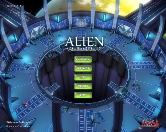Alien Hallway Demo screenshot