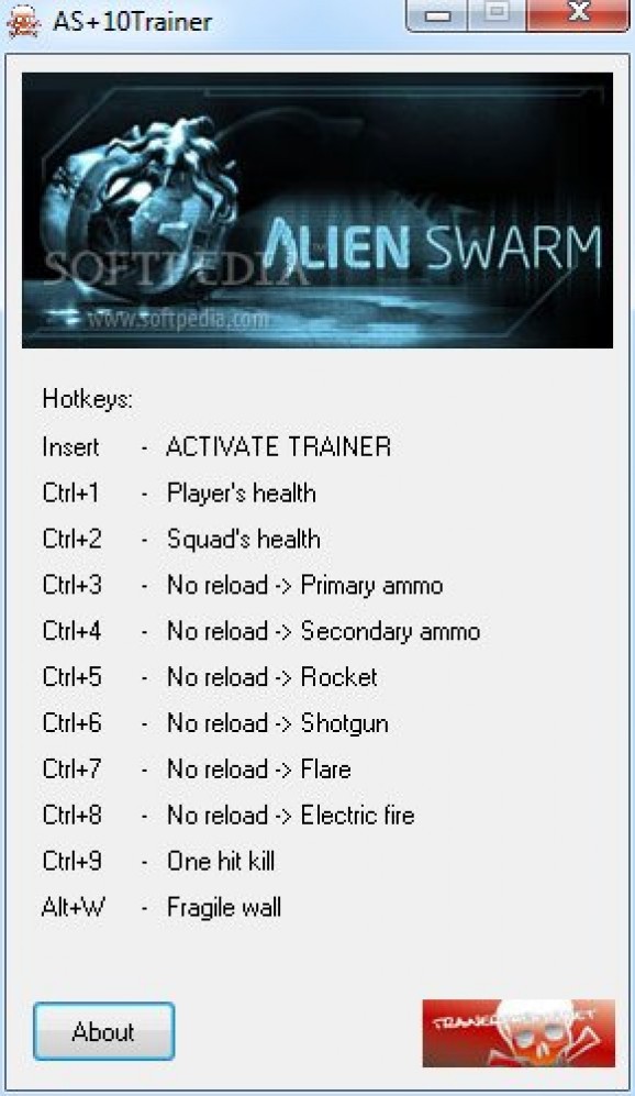 Alien Swarm +10 Trainer screenshot
