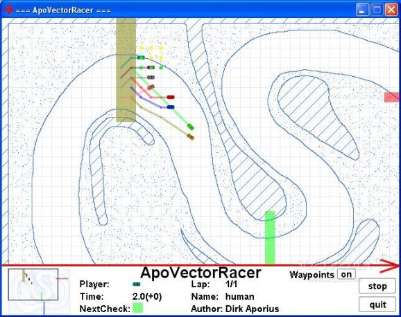 ApoVectorRacer screenshot