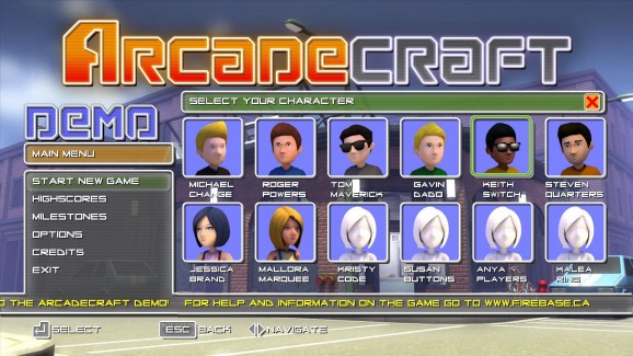Arcadecraft screenshot