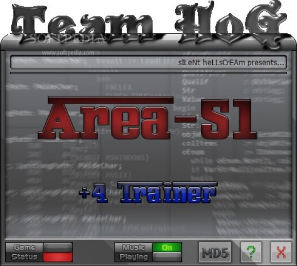 Area-51 +4 Trainer for 1.2 screenshot