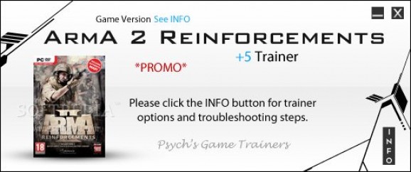 ArmA 2: Reinforcements +1 Trainer for 1.58 screenshot