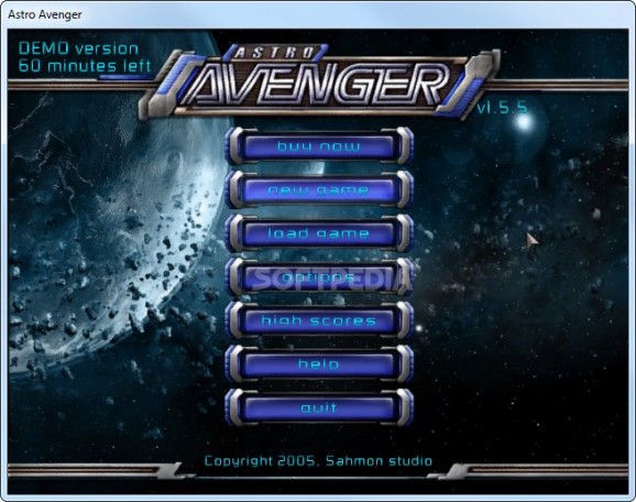 Astro Avenger Demo screenshot