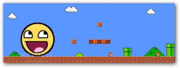 Awesome Face VS Super Mario Bros screenshot