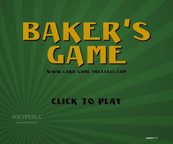 Bakers Game Free Cell screenshot