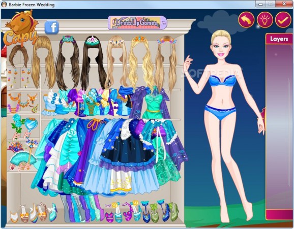 Barbie Frozen Wedding screenshot