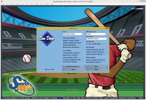 Baseball Mogul 2015 Patch screenshot