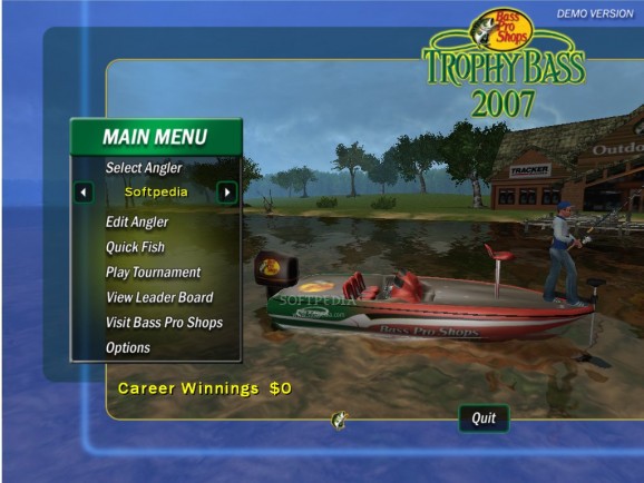 Bass Pro Shops: Trophy Bass 2007 Demo screenshot