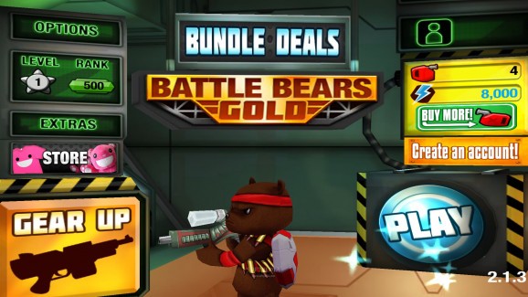 Battle Bears Gold for Windows 8 screenshot