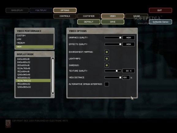 Battlefield 1942: Secret Weapons of World War II Multiplayer Demo screenshot