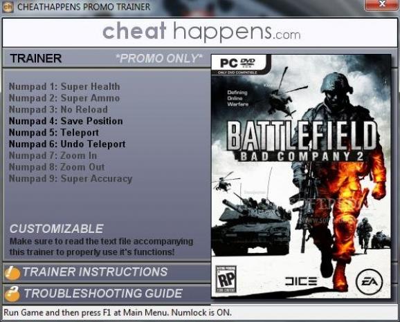 Battlefield: Bad Company 2 +3 Trainer screenshot