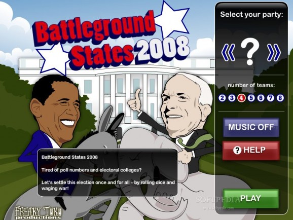 Battleground States 2008 screenshot