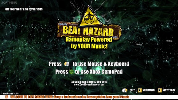Beat Hazard Demo screenshot