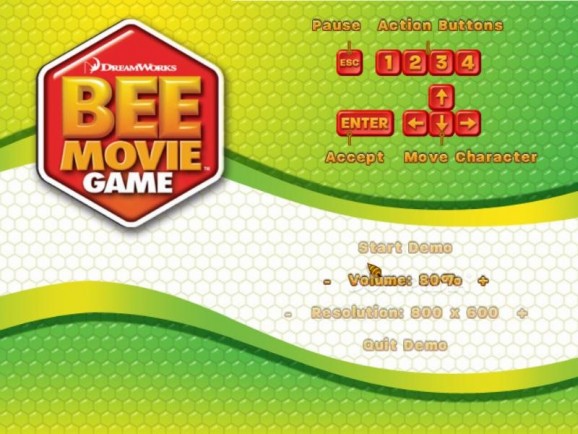 Bee Movie Game Demo screenshot
