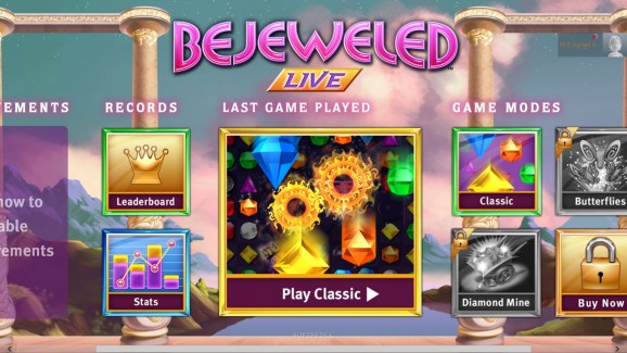 Bejeweled LIVE for Windows 8 screenshot