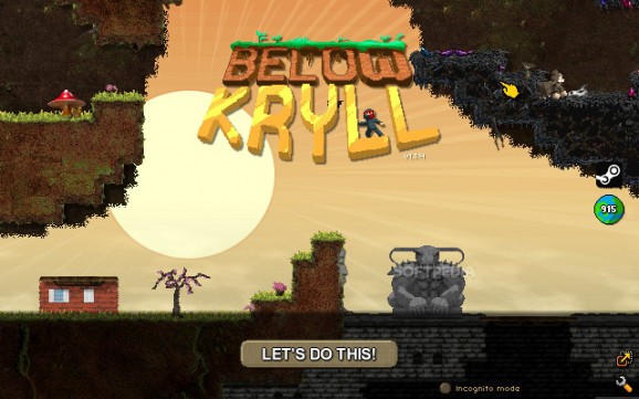 Below Kryll Demo screenshot