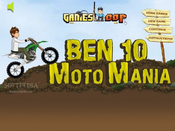 Ben 10 Moto Mania screenshot