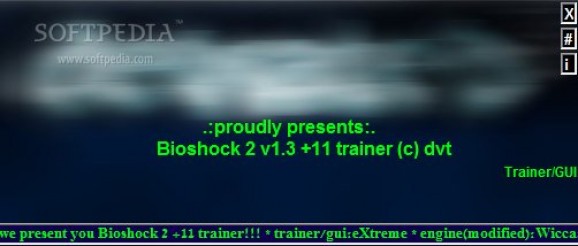 BioShock 2 +11 Trainer for 1.003 screenshot