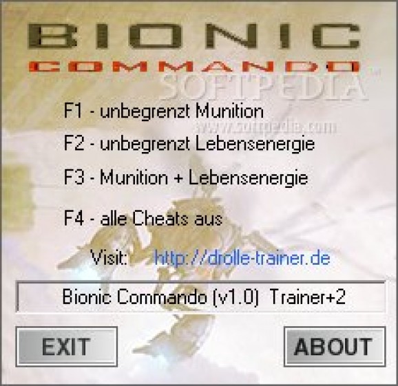 Bionic Commando +2 Trainer screenshot
