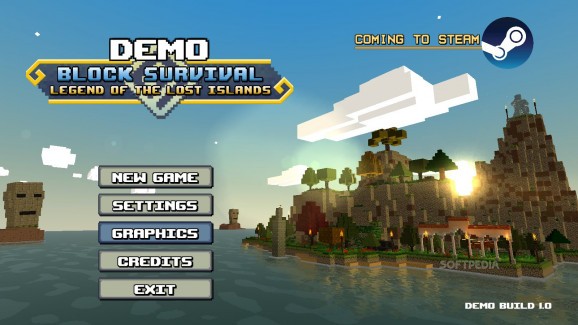 Block Survival: Legend of the Lost Islands Demo screenshot