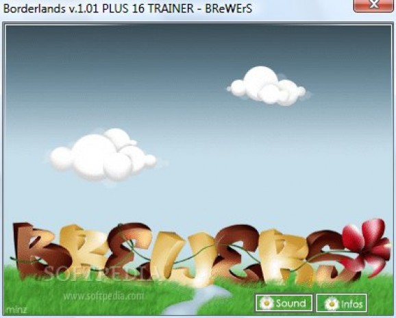 Borderlands +16 Trainer for 1.01 screenshot
