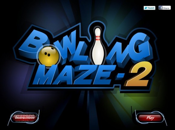 Bowling Maze 2 screenshot