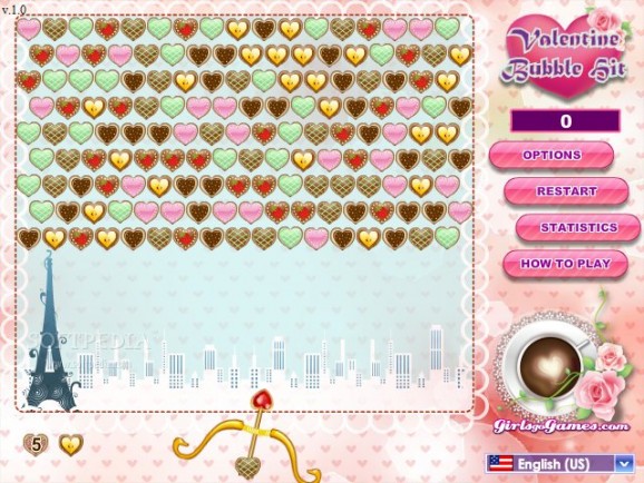 Bubble Hit Valentine screenshot